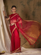 Womens Fashion Ethnic Red Color Sarees-MLSHWSA1371RED0ONE